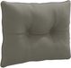 vidaXL Coussin de dossier PUTTEN 100% Polyester Gris 60 x 40 x 10 cm
