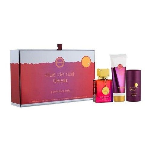 Armaf Club De Nuit Untold Gift Set Edp 105 Ml, Body Lotion 100 Ml And Deodorant 75 G