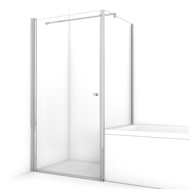 Maxaro Douchecabine met Badwand 100x80 cm