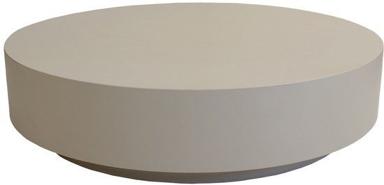 DÉJA Living Salontafel Bergby Rond - Beige - 120x120x30cm