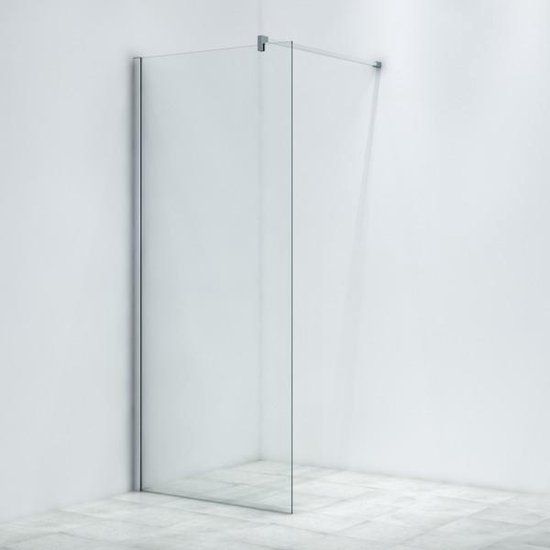 Saniclass Bellini Inloopdouche - 90x200cm - Veiligheidsglas - Anti-kalk - Chroom