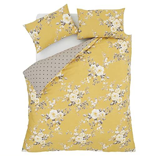 Catherine Lansfield Canterbury Kingsize Beddengoedset, Oker