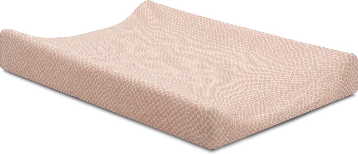 Jollein Aankleedkussenhoes jersey 50x70cm Snake roze