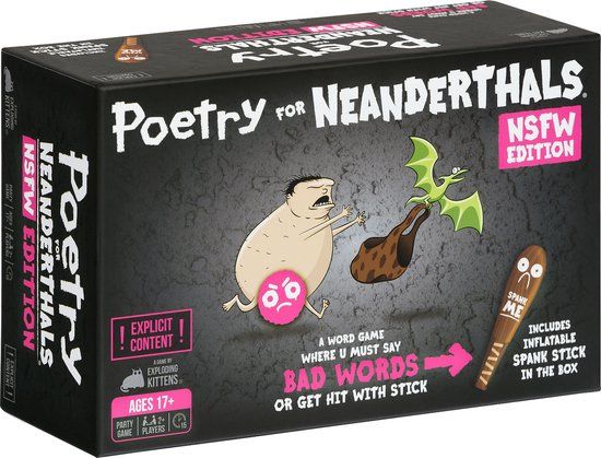 Exploding Kittens Poetry for Neanderthals: NSFW Edition - Card Game
