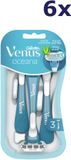 Gillette Venus Oceana 6x3 Wegwerpscheermesjes