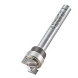 Trend Professionele geleide profiler, 12,7 mm diameter x 4 mm gesneden, 1/4 inch schacht, 1/2 inch lager, wolfraamcarbide getipt, 46/910X1/4TC