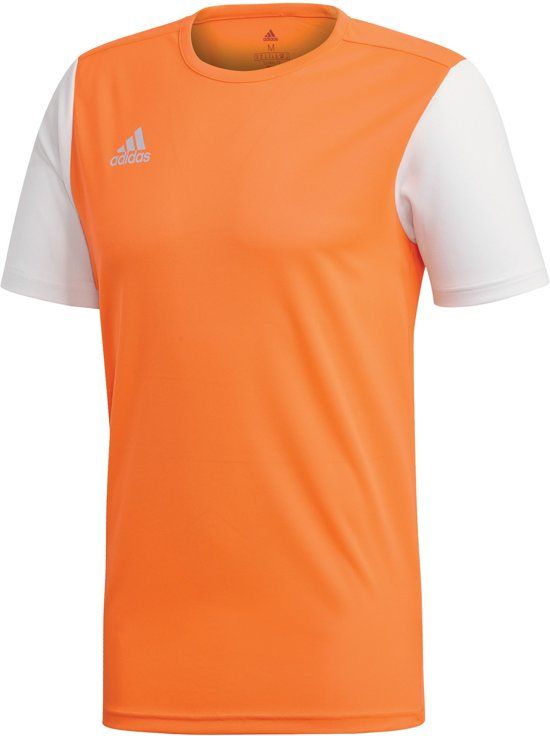 Adidas Estro 19 Sportshirt - Maat XL - Mannen - oranje/wit