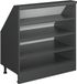 Vicco Rion Kast voor schuine wand – 80 x 81.6 cm met 4 compartimenten Antraciet