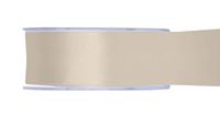 Furlanis dubbel satijn Italiaans lint, Ivoor, 40 mm x 25 m