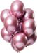 Folat - ballonnen Mirror Effect Roze 33 cm - 12 stuks