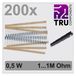 TRU COMPONENTS TC-12888472 T22P081 Assortiment de résistances à couche métallique, à broches axiales, 0,5 W, 1 %, 200 pièce(s)