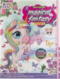 Grafix Magisch Fantasy Unicorn Stickerboek - 200 stickers - Meisjes - 3+ jaar