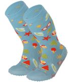 Morethansocks Chaussettes d'eau enfants - Bleu clair - Taille 27/28