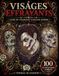 Visages Effrayants Tattoo Dark Adult Coloring Book