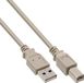 InLine Kabel USB-A USB-B 2.0 M 2 meter beige