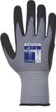 Portwest DermiFlex Plus Handschoen A351 Maat 9/L Grijs/Zwart 3 Paar