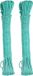 Urban Living Fil à linge - 2x - 20 mètre - PVC - vert