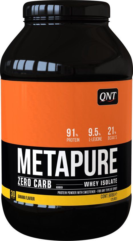 QNT Metapure Whey Protein Isolate - 908g - Banana