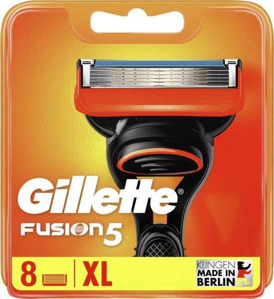 Gillette Fusion 5 Scheermesjes voor Mannen - 8 Navulmesjes - XL verpakking