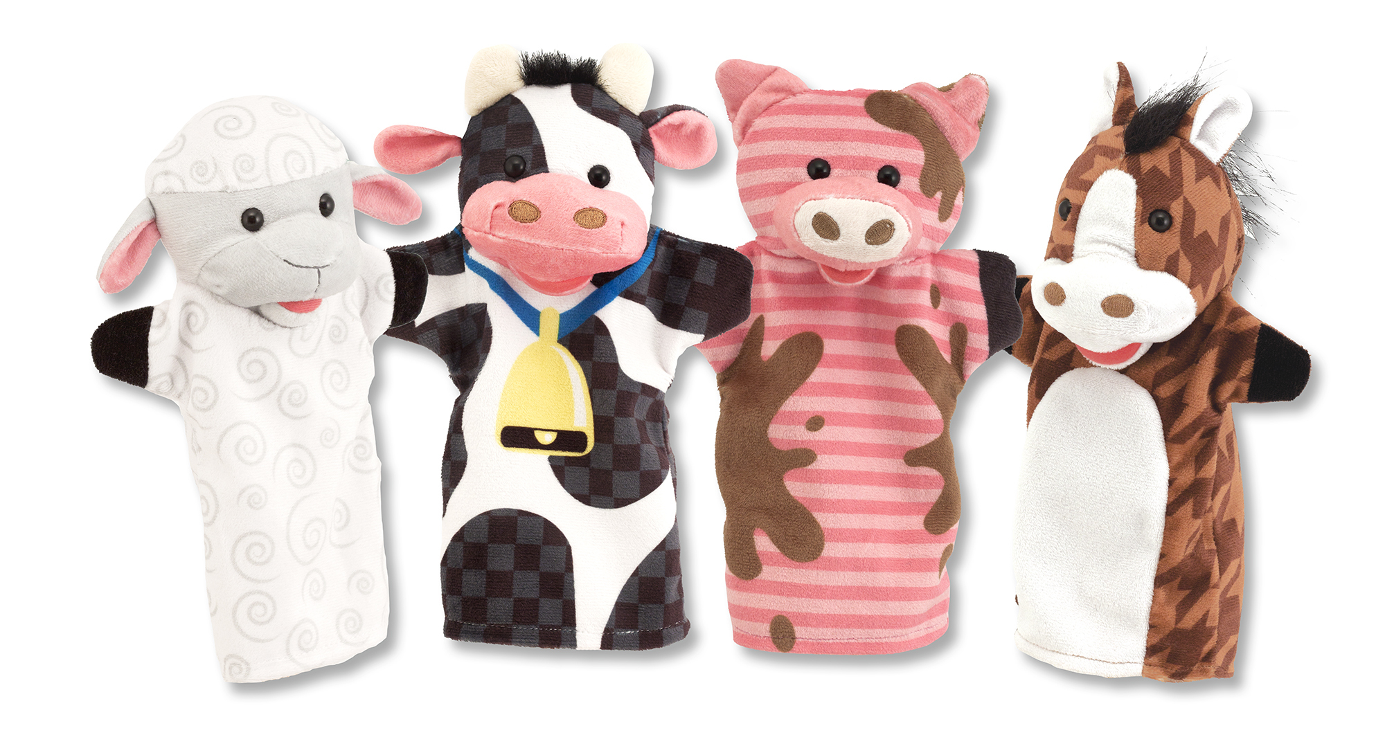 MELISSA & DOUG Handpoppen Boerderijdieren