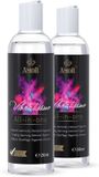 Vibratissimo Play Gel all-in-one 2x250 ml I Verwarmend en Intensiverend I Glijmiddelen op waterbasis I Glijmiddel voor Toys & Latexcondooms
