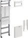 Hager ZU21A - Installatiekit - H=900 mm 1-veld met meterbord