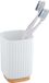 Wenko Tandenborstelhouder ROTELLO, wit, kunststof, 11 cm
