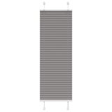 VidaXL Plissé rolgordijn 40x100 cm stofbreedte 39,4 cm antraciet