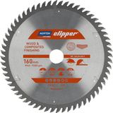 Norton Clipper Pro Serie Cirkelzaagblad - 160mm - 20mm - 60 Tanden - Hout