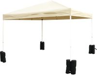 Outsunny Paraplu-gewichtszak - Polyester - 14x14x42cm - Zwart