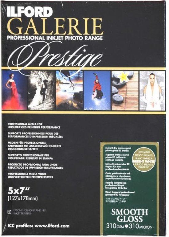 Ilford Galerie Prestige Gloss 13x18cm 260g 100 Vel