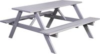SenS-Line Remia picknicktafel - 150 cm - Hout - Grijs