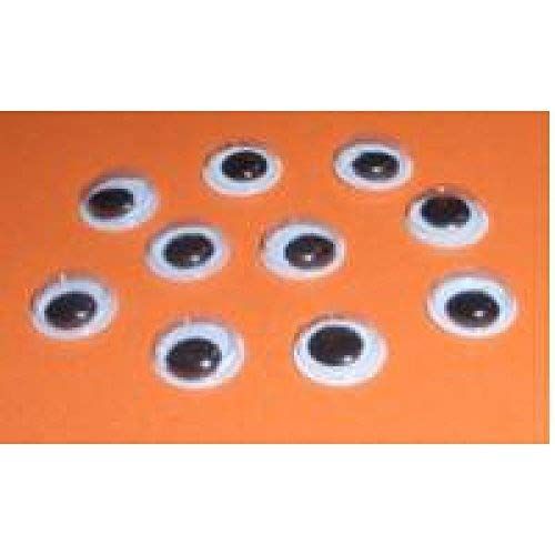 EFCO Wobbly Ronde ogen, Kunststof, Zwart/Wit-P