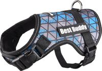 FLAMINGO Harnais Chien Best Buddy Uranus Bleu - Bleu - 50 - 70 cm x 25 mm
