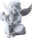 Rosenthal Engel met lantaarn medium wit mat 10,5 cm