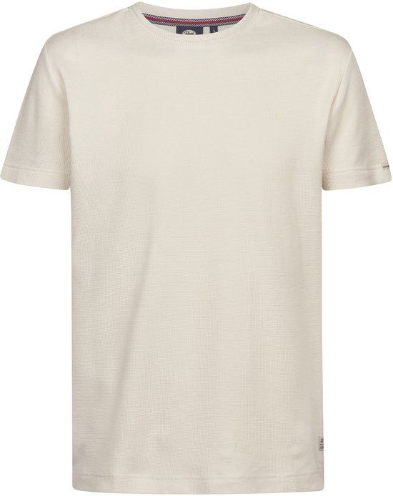 Petrol Industries Heren Jersey T-shirt Pedregal Wit Maat M