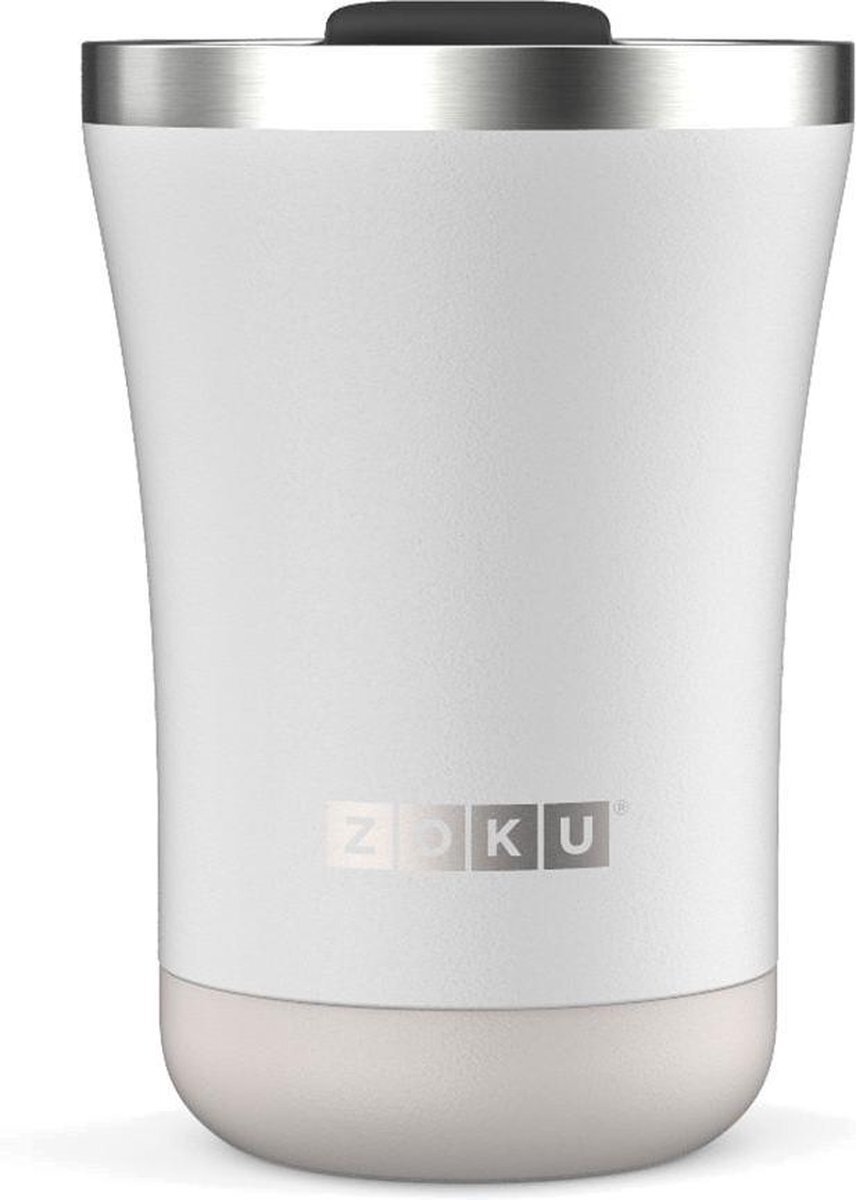 Zoku Thermosbeker Pc 3-in-1 350 Ml Rvs/polypropyleen Wit