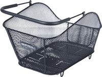 Basil Icon M Multi System Panier de vélo - Arrière - Acier à mailles fines - Noir - Moyen - 23 Litres