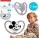 sarcia.eu DISNEY Mickey Mouse NUK Air-fopspeen, orthodontische siliconenfopspeen voor pasgeborenen van 0-6m + etui