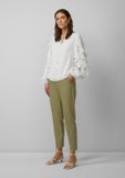 s.Oliver Pantalon vert olive W44