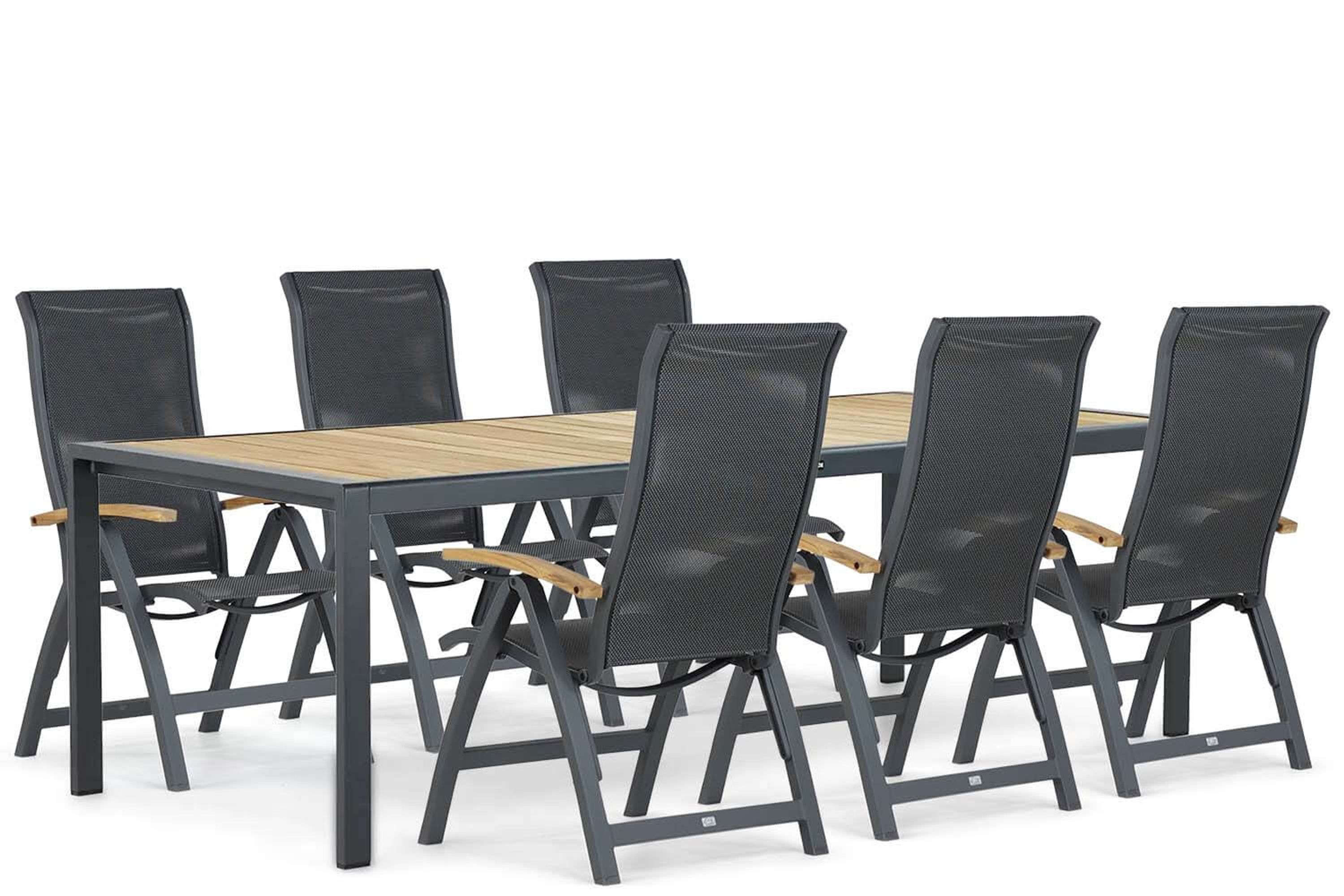 Lifestyle Garden Furniture Presto Tarenta/Valence 240 cm dining tuinset 7-delig