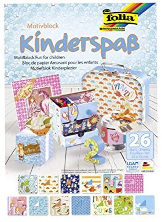 FOLIA papierblok kindermotieven