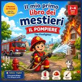 Il Pompiere Il mio primo libro dei mestieri / My First Jobs Book — The Firefighter: Libro illustrato bilingue italiano-inglese per bambini 2-4 anni ... picture book for toddlers ages 2-4