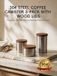 PURE COOK Boîte à café Acier inoxydable 304 Lot de 3