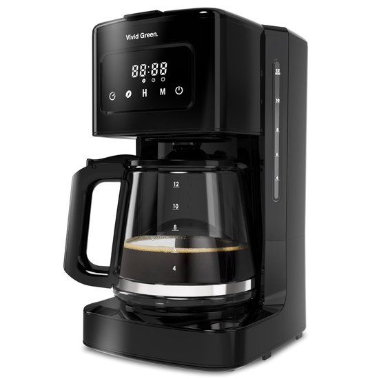 Vivid Green BrewMaster Koffiezetapparaat Filterkoffie 1.8L - Zwart