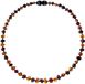 ForDig Wild Sun Barnsteen Ketting Baby / Peuter - 32 cm - Cognac / Cherry
