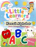 Little Learners ABC Kawaii Alphabet Coloring & Tracing Book for Kids Ages 3–5