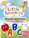 Little Learners ABC Kawaii Alphabet Coloring & Tracing Book for Kids Ages 3–5