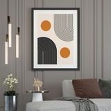 Lumalea Affiche - Boho - Bordure Noire - 40x50 cm