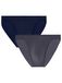 HOM Slip ' Plumes ' navy / nachtblauw / antraciet